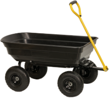 Καρότσι Κήπου με Πλαστική Γούρνα