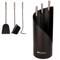 Εργαλεία για Τζάκι με Βάση (3 Τεμάχια)