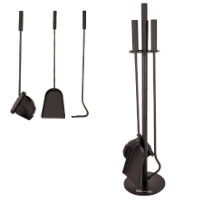 Εργαλεία για Τζάκι με Βάση (3 Τεμάχια) 1188