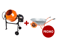 Μπετονιέρα EvoTools® + Καρότσι Οικοδομής PROMO 1+1