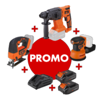 Σετ 2 Εργαλείων Μπαταρίας 2x2Ah με Φορτιστή (PROMO 681325 Τριβείο)