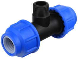 Ταφ HDPE Σπείρωμα Αρσενικό EvoSanitary®