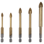 Σετ 5 Τρυπανιών για Γυαλί