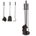 Εργαλεία για Τζάκι με Βάση (3 Τεμάχια) 1188