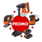 Σετ 2 Εργαλείων Μπαταρίας 2x2Ah με Φορτιστή (PROMO 681325 Τριβείο)