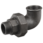 Μαύρη Γωνία με Ρακόρ Θηλυκό Σπείρωμα - Αρσενικό Σπείρωμα 97