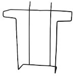 Θήκη A4 Συρμάτινη για Εκθετήριο - 1298