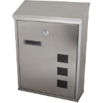 Γραμματοκιβώτιο από Ανοξείδωτο Ατσάλι με Καπάκι