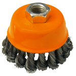 Συρματόβουρτσα Κυπέλλου με Στριφτές Δέσμες για Γωνιακό Τροχό