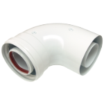Γωνία 90 για Ομοαξονική Καπνοδόχο Ariston